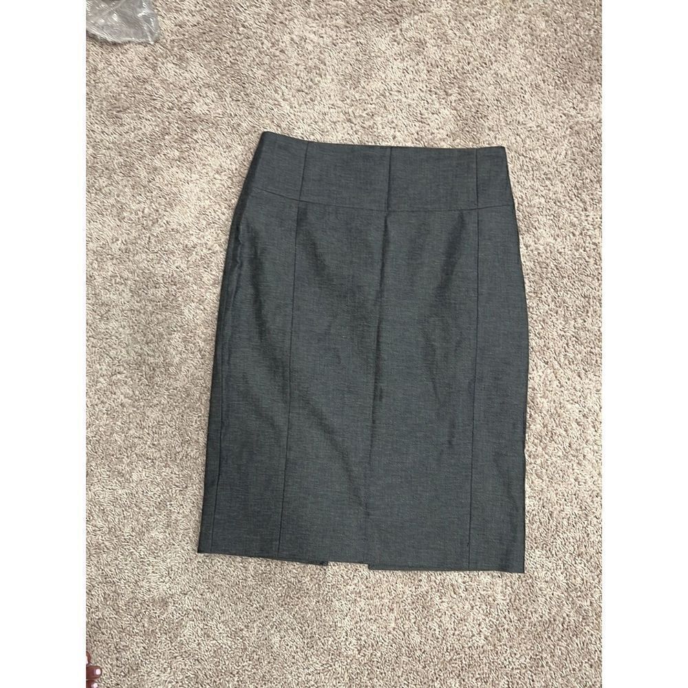 Classic Charcoal Pencil Skirt - Tailored Workwear